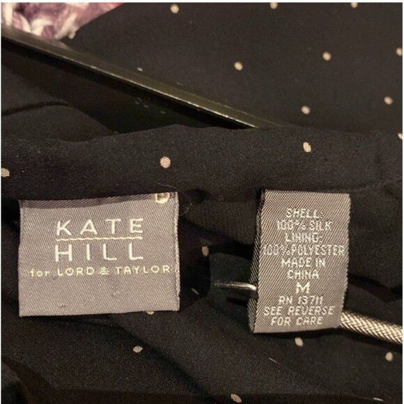 Kate Hill for Lord and Taylor 100% silk 3 piece set size M - Picture 10 of 11